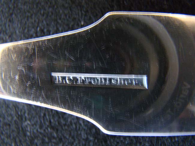 A fine and large Coin Silver Ladle made by Benjamin Frobisher of Boston circa 1820 for the BROWN family of Rhode Island — image 3